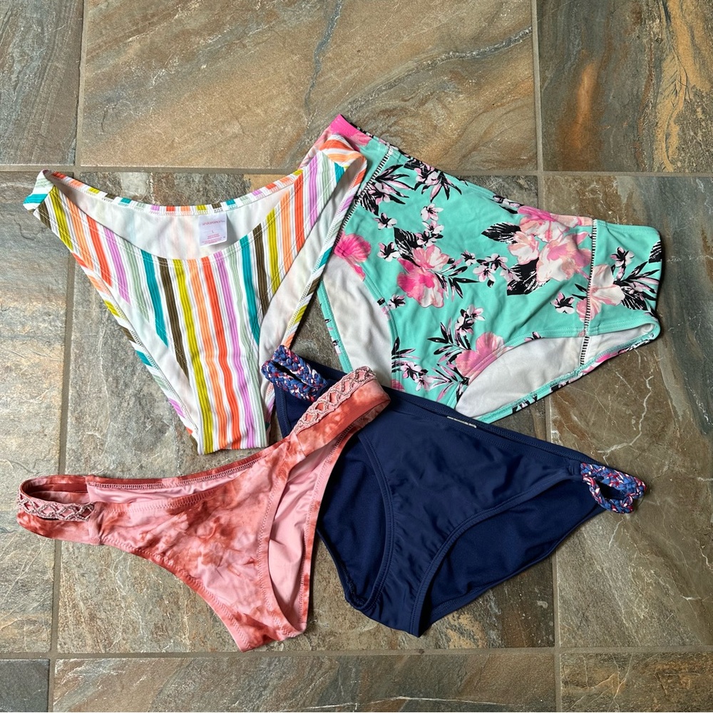 Women's Bikini Bottom Bundle Lot Size Large 8 Pieces - Picture 2 of 7